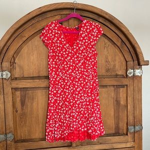 J Crew Mercantile Faux Wrap Dress